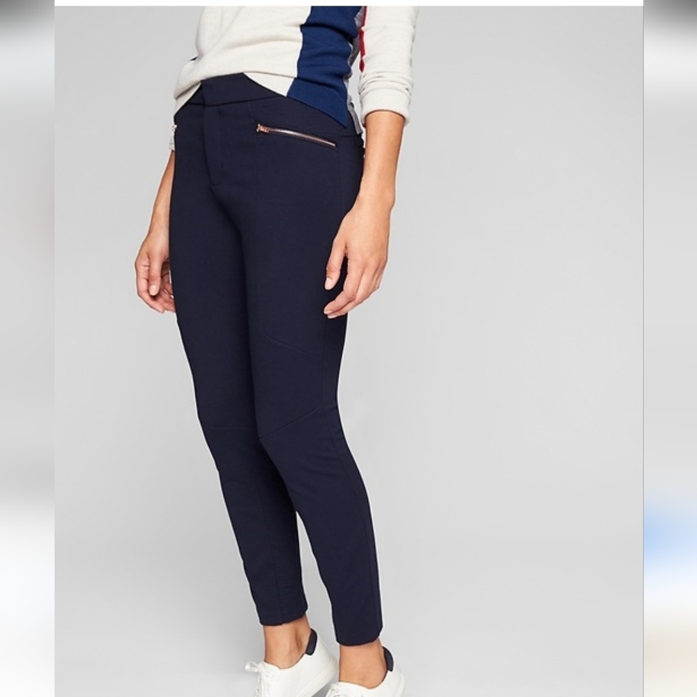 Athleta ponte 2.0 Pants skinny pants Navy Size 6